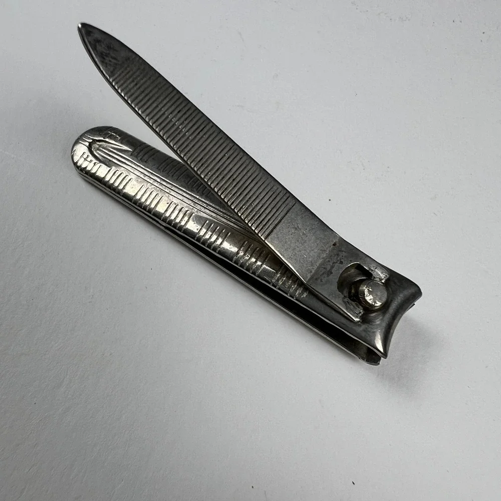 La Cross Nail Clippers Unisex OS Silver Vintage Style Stainless Steel Grooming